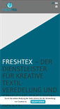 Mobile Screenshot of freshtex.com